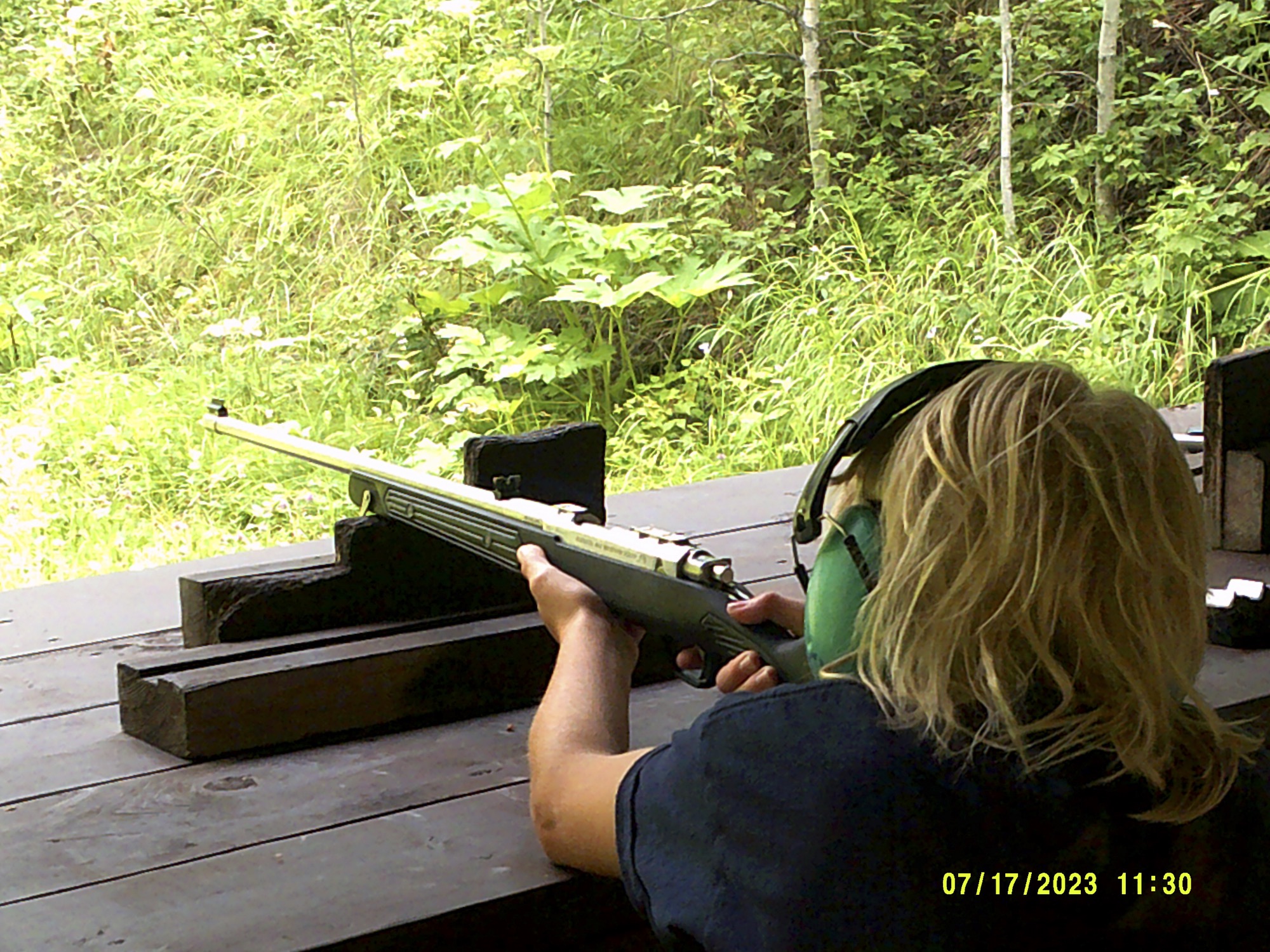 This hair better not mess with my aim